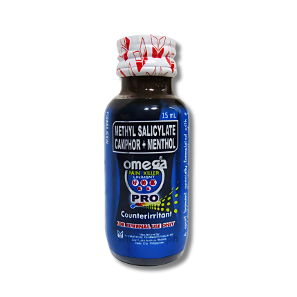 Image of OMEGA PAIN KILLER LINIMENT PRO METHYL SALICYLATE / CAMPHOR / MENTHOL 12ML / 5G / 5G PER 100ML LINIMENT 15ML