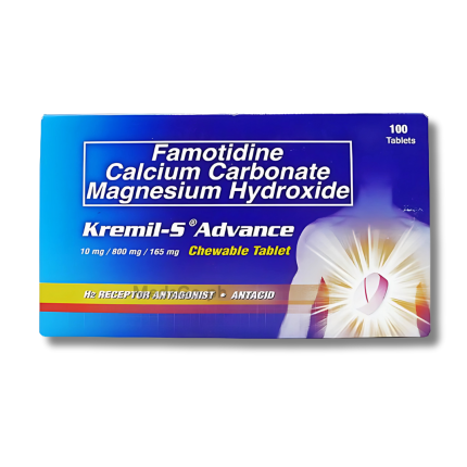 Image of KREMIL-S ADVANCE 1 TABLET - OTC ANTACID