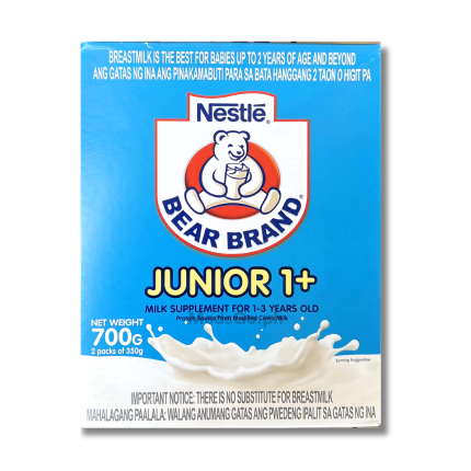 Image of BEAR BRAND JUNIOR 1+ MILK SUPPLEMENT 1-3 YEARS OLD 700G