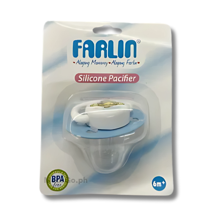 Image of FARLIN SILICONE PACIFIER WITH COVER 1'S