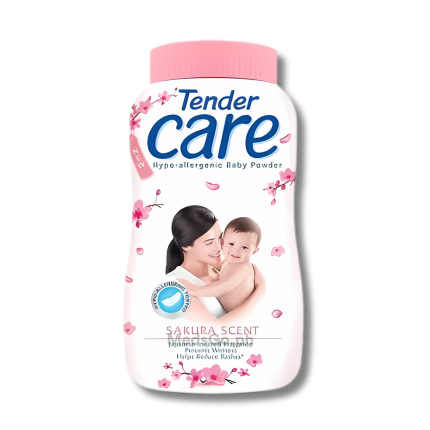 Image of TENDER CARE TALC SAKURA SCENT POWDER 50G