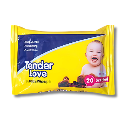 Image of TENDER LOVE BABY WIPES 20'S SCENTED