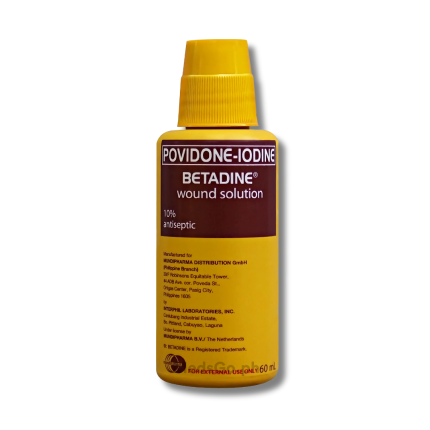 Image of BETADINE POVIDONE-IODINE 10.0% SOLUTION 60ML