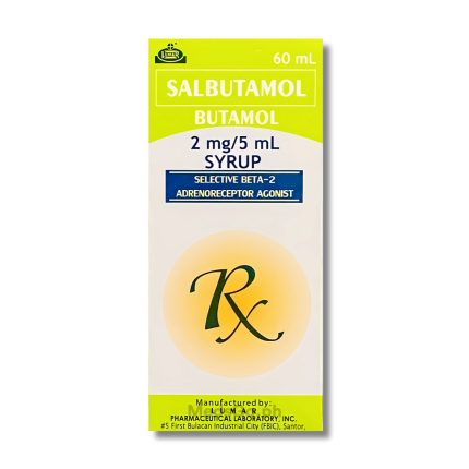 Image of BUTAMOL SALBUTAMOL 2MG / 5ML - 60ML SYRUP ORANGE