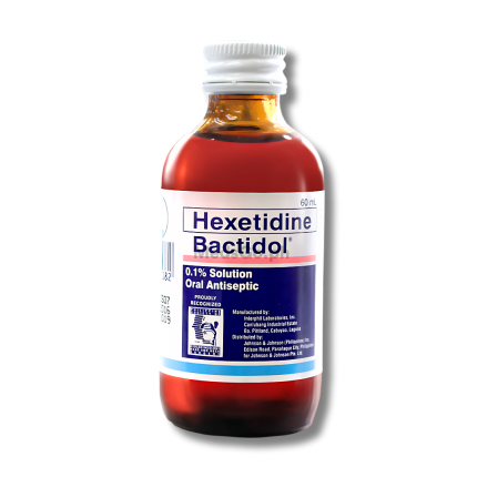 Image of BACTIDOL GARGLE 60ML - HEXETIDINE 0.1%