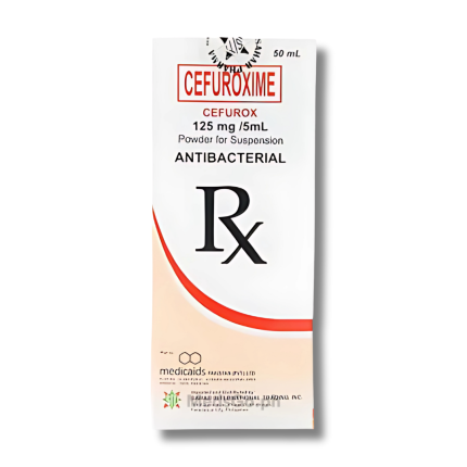 Image of CEFUROX CEFUROXIME 125MG / 5ML POWDER FOR SUSPENSION 50ML