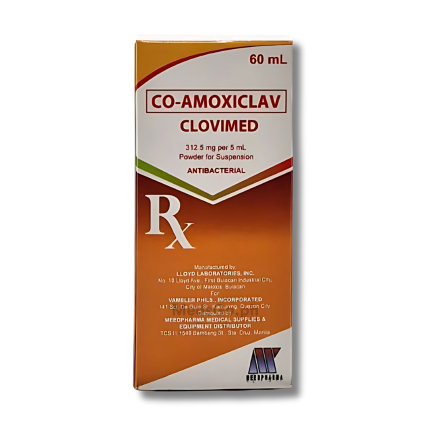 Image of CLOVIMED CO-AMOXICLAV 312.5MG / 5ML POWDER FOR SUSPENSION 60ML