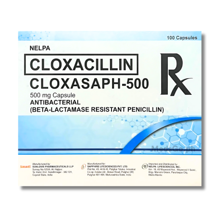 Image of CLOXASAPH-500 CLOXACILLIN 500MG - 1 CAPSULE