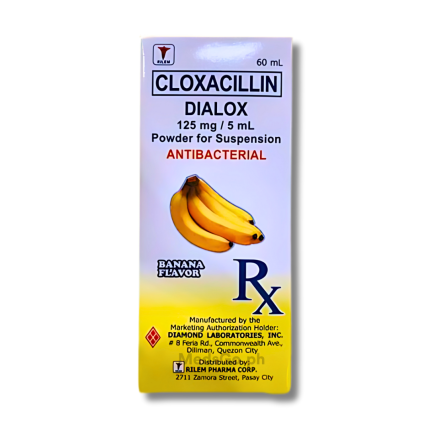 Image of DIALOX CLOXACILLIN 125MG / 5ML POWDER FOR SUSPENSION 60ML
