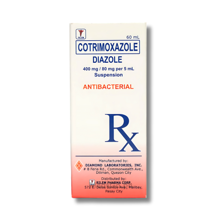 Image of DIAZOLE COTRIMOXAZOLE 400MG / 80MG PER 5ML SUSPENSION 60ML