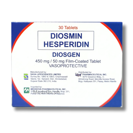 Image of DIOSGEN DIOSMIN / HESPERIDIN 450MG / 50MG - 1 TABLET