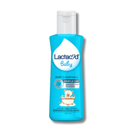 Image of LACTACYD BABY GENTLE CARE BODY & HAIR WASH 150ML
