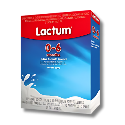 Image of LACTUM 0-6 MONTHS POWDER MILK 350G