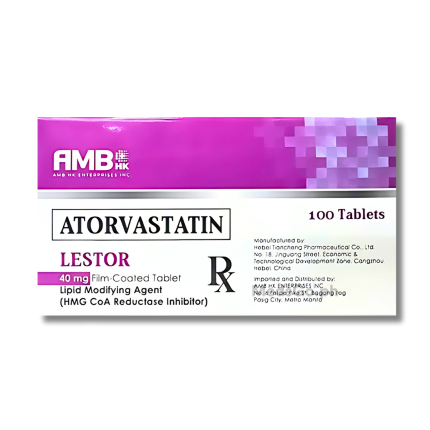 Image of LESTOR ATORVASTATIN 40MG - 1 TABLET