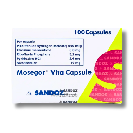 Image of MOSEGOR VITA PIZOTIFEN / VITAMIN B COMPLEX - 1 CAPSULE
