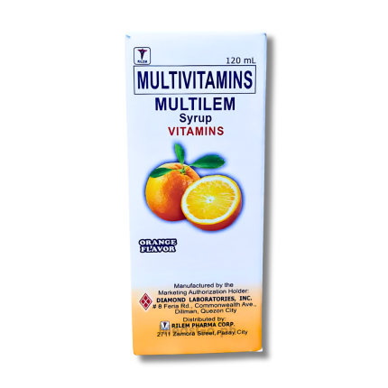 MULTILEM Multivitamins for Kids Syrup 120mL Orange price in the ...