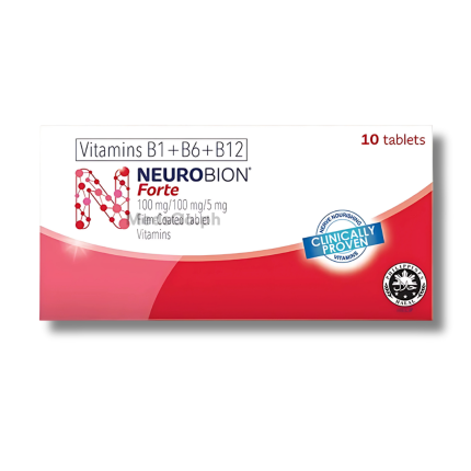 Image of NEUROBION FORTE 5000 VITAMIN B COMPLEX 100MG / 100MG / 5MG - 1 TABLET