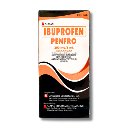 Image of PENFRO IBUPROFEN 200MG / 5ML SUSPENSION 60ML ORANGE