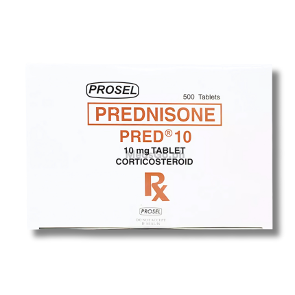 Image of PRED 10 PREDNISONE 10MG TABLET 1'S