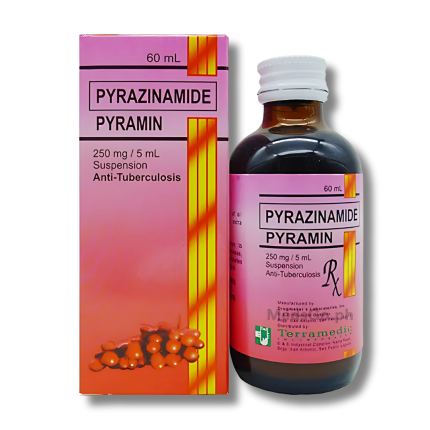 Image of PYRAMIN PYRAZINAMIDE 250MG / 5ML SUSPENSION 60ML