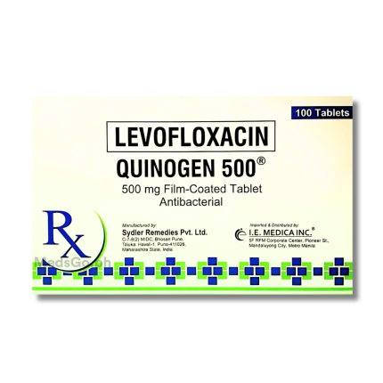 Image of QUINOGEN-500 LEVOFLOXACIN 500MG - 1 TABLET