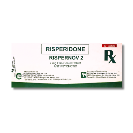 Image of RISPERNOV 2 RISPERIDONE 2MG - 1 TABLET