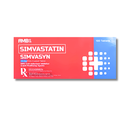 Image of SIMVASYN SIMVASTATIN 10MG - 1 TABLET