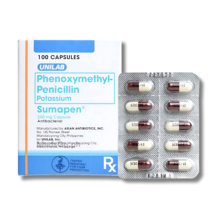 Image of SUMAPEN PHENOXYMETHYLPENICILLIN POTASSIUM 250MG CAPSULE 1'S
