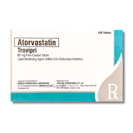 Image of TROVIPRI ATORVASTATIN 80MG - 1 TABLET