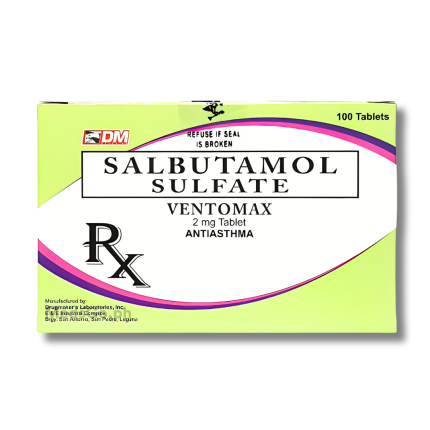 Image of VENTOMAX SALBUTAMOL 2MG - 1 TABLET