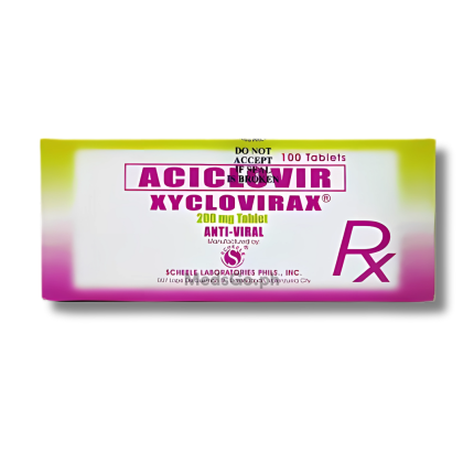 Image of XYCLOVIRAX ACICLOVIR 200MG - 1 TABLET