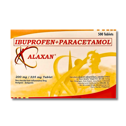 Image of ALAXAN IBUPROFEN / PARACETAMOL 200MG / 325MG - 1 TABLET