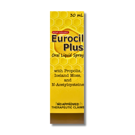 EUROCIL PLUS Propolis, Iceland Moss, and N-Acetylcysteine Oral Liquid ...