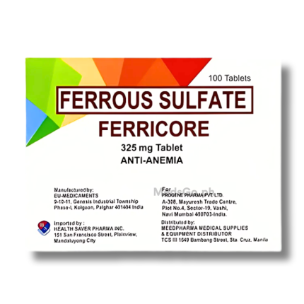 Image of FERRICORE FERROUS SULFATE 325MG (IRON 105.6MG) - 1 TABLET