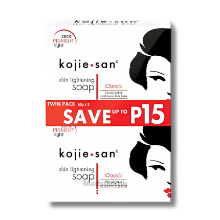 Image of KOJIE SAN SKIN LIGHTENING SOAP 65G 2'S