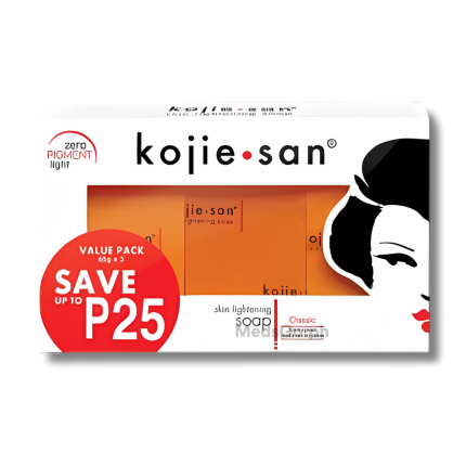 Image of KOJIE SAN SKIN LIGHTENING SOAP 65G X 3'S