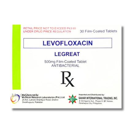 Image of LEGREAT LEVOFLOXACIN 500MG - 1 TABLET