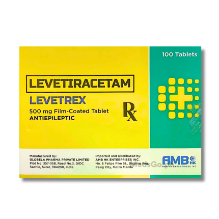 Image of LEVETREX LEVETIRACETAM 500MG - 1 TABLET