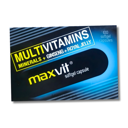 Image of MAXVIT MULTIVITAMINS / MINERALS / GINSENG / ROYAL JELLY - 1 CAPSULE