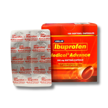 MEDICOL ADVANCE Ibuprofen 200mg - 1 Box x 100 Caps price in the ...