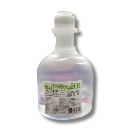 Image of PARTNERS SODIUM CHLORIDE 0.9% SOLUTION FOR IV INFUSION 50ML
