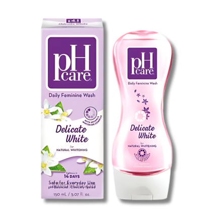 Image of PH CARE DELICATE WHITE FEMININE WASH 150ML