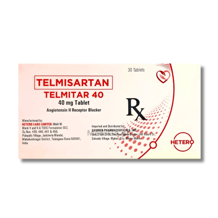 TELMITAR 40 Telmisartan 40mg - 1 Tablet price in the Philippines ...