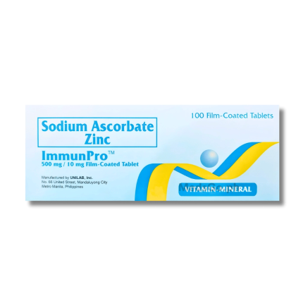 IMMUNPRO 1 Box x 100 Tabs - Ascorbic Acid / Zinc 500mg / 10mg price in ...