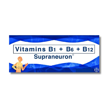 SUPRANEURON Vitamin B Complex 250mg / 250mg / 500mcg - 1 Tablet price ...