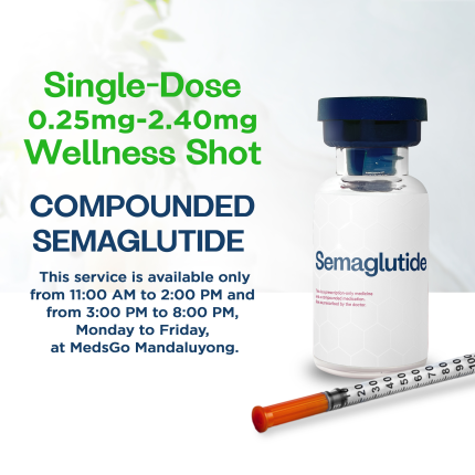 Compounded SEMAGLUTIDE Single-dose Wellness Shots - 0.25mg to 2.40mg ...