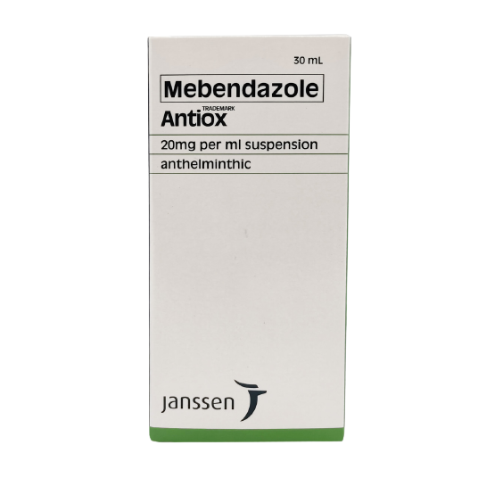 ANTIOX Mebendazole 20mg / mL Suspension 30mL price in the Philippines