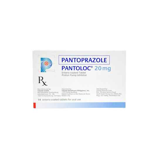 PANTOLOC Pantoprazole 20mg EntericCoated Tablet 1's price in the Philippines MedsGo Pharmacy