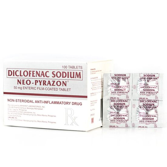 NEO-PYRAZON Diclofenac Sodium 50mg Enteric-Coated Tablet 1's price in ...