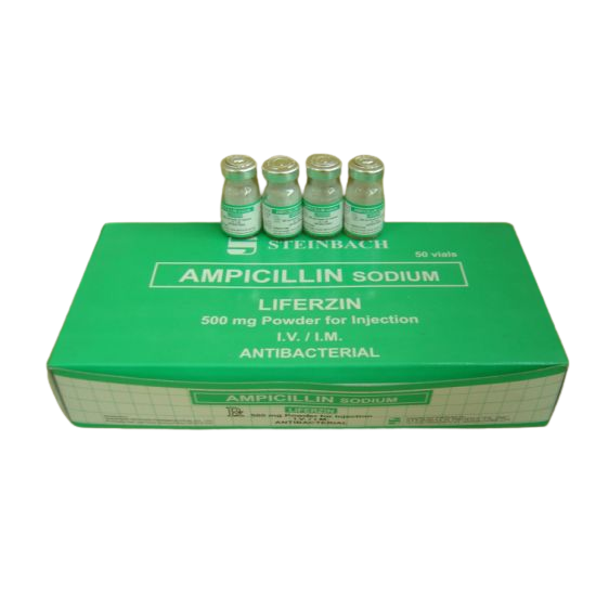 LIFERZIN Ampicillin Sodium 500mg Powder for IM/IV Injection 50's price